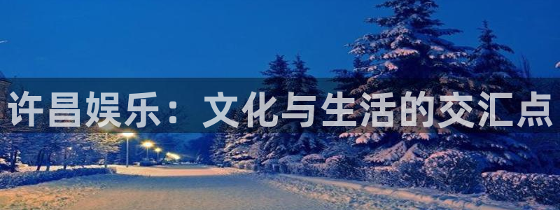 长征娱乐平台：许昌娱乐：文化与生活的交汇点