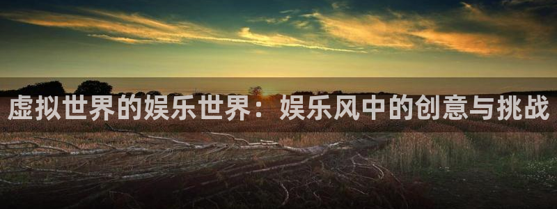 长征娱乐平台：虚拟世界的娱乐世界：娱乐风中的创意与挑战